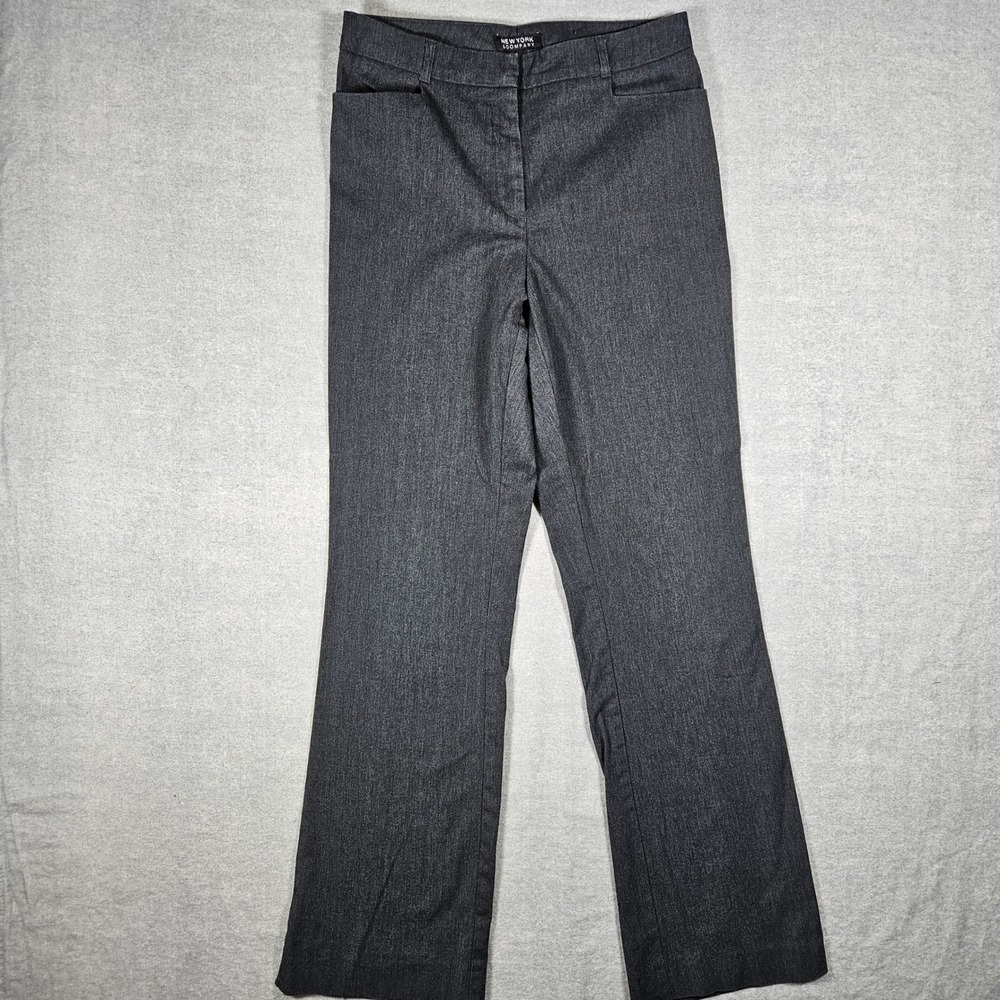 New York & Company Womens Black Bootcut Dress Pants Size 8 Career Work Trousers - Picture 4 of 4